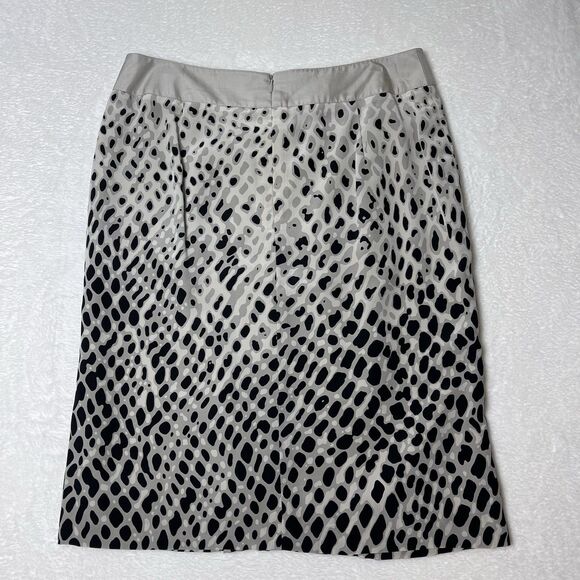 Vintage Carlisle 100% Silk Pleated Animal Print Skirt 10 Glam Mob Wives Retro - Picture 2 of 11
